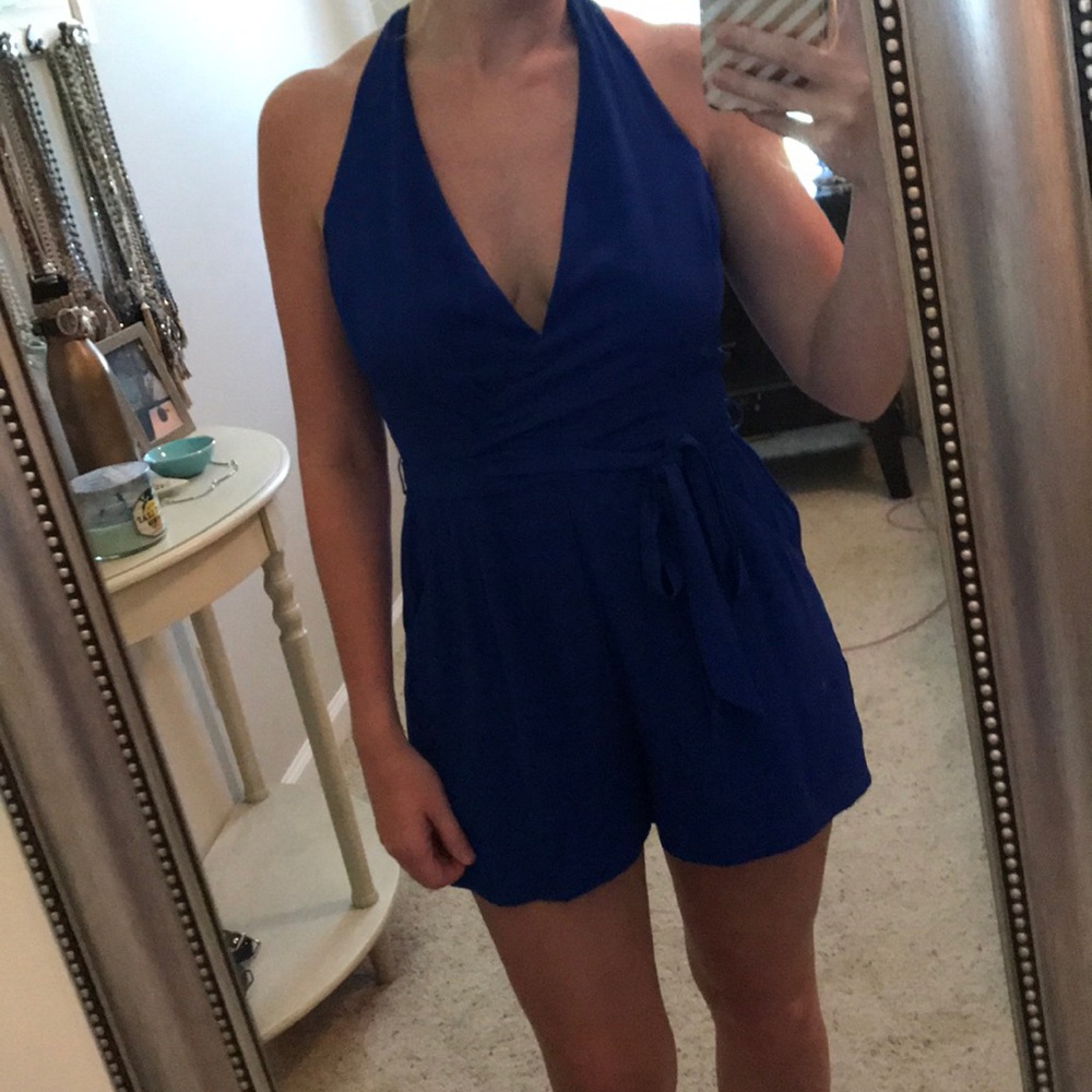 NWT Royal Blue Romper
